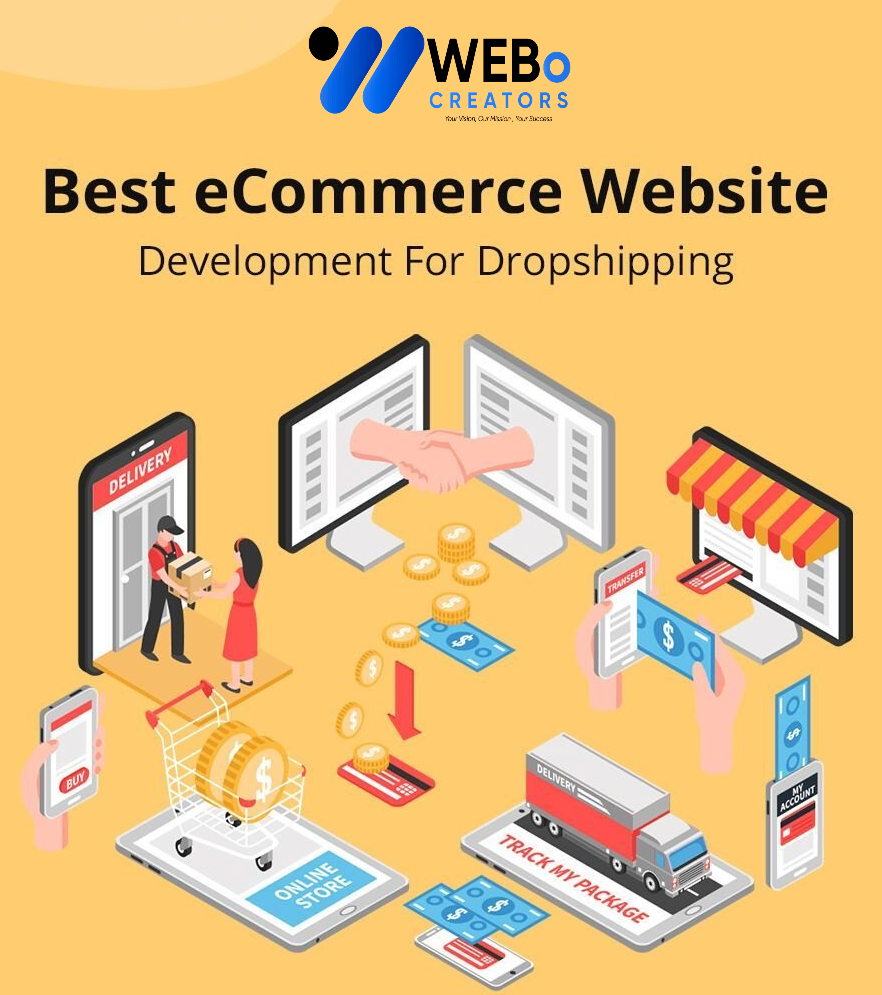 Modern Shopify dropshipping store design for online selling in Edinburgh, UK 2026