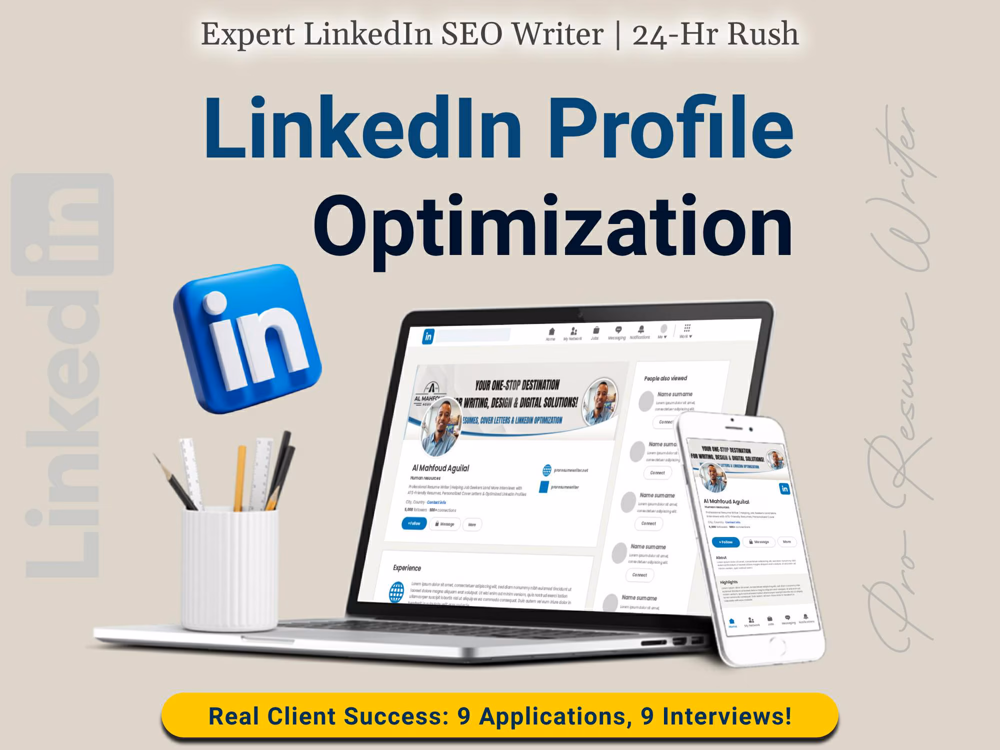 Profile Optimization & Enhancement LinkedIn Profile Building & Writing Services in Edinburgh, UK 2026