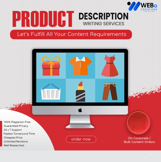 Product Description Writing Services | Best Digital Marketing Agency | Web Design in Edinburgh, UK for online stores